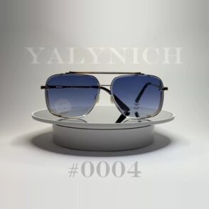 Blue Gradient Aviator — Sunglasses #0004
