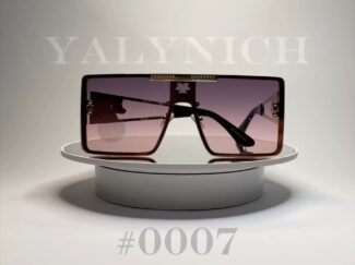 Oversized Square Shield — Sunglasses #0007