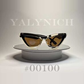Black-Crystal Cat-Eye — Sunglasses #00100