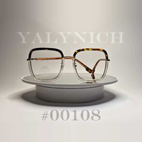 Oversized Square Havana-Gold — Sunglasses #00108