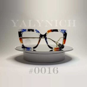 Art Marble Color Splash Oversized Square — Sunglasses #0016