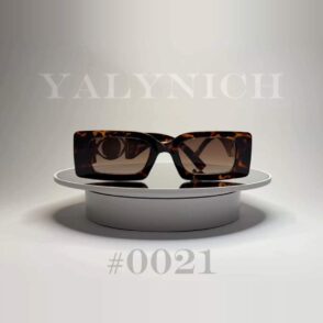 Havana Tortoise Bold Rectangle — Sunglasses #0021