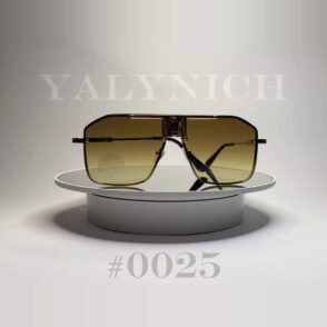 Golden Gradient Square — Sunglasses #0025