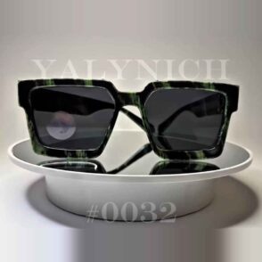 Green Marble Square — Sunglasses #0032