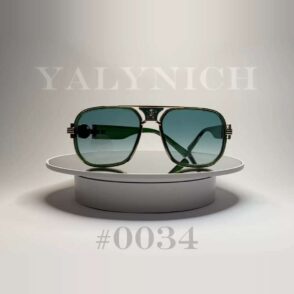 Emerald Aviator Luxe — Sunglasses #0034