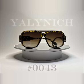 Tortoise Geometric Aviator — Eyewear #0043
