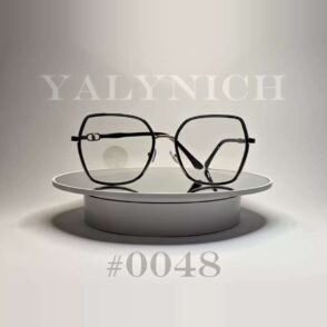Black Geometric Optical Frame — Sunglasses #0048