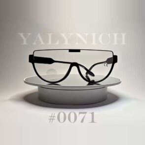 Black Clear Shield — Sunglasses #0071