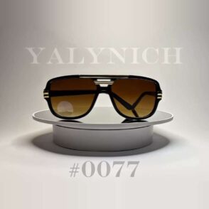 Black Gold Aviator — Sunglasses #0077