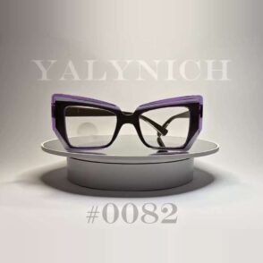 Violet Black Cat-Eye Frame — Sunglasses #0082