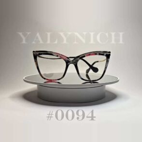 Black-White Marble Cat-Eye — Sunglasses #0094